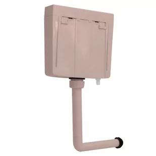vidaXL Spłuczka 3/6 L łososiowa 148009 - Spłuczki - miniaturka - grafika 1