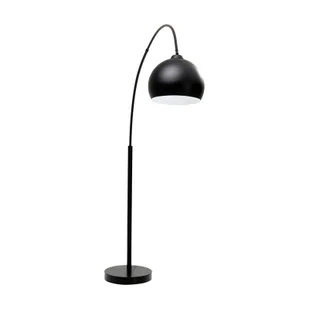 KARE Lounge Small Deal Eco lampa łukowa, czarna - Lampy stojące - miniaturka - grafika 1