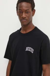 Dickies t-shirt bawełniany AITKIN CHEST TEE SS męski kolor fioletowy z nadrukiem DK0A4Y8O - Koszulki męskie - miniaturka - grafika 1