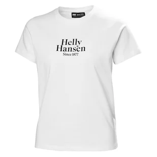 Damska Koszulka z krótkim rękawem HELLY HANSEN W CORE GRAPHIC T-SHIRT 54080_001 – Biały - Koszulki i topy damskie - miniaturka - grafika 1