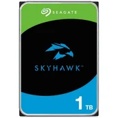 Dyski HDD - Dysk twardy Seagate SkyHawk HDD 1TB 5400rpm 256MB ST1000VX013 3.5 SATAIII (8719706028226) - miniaturka - grafika 1