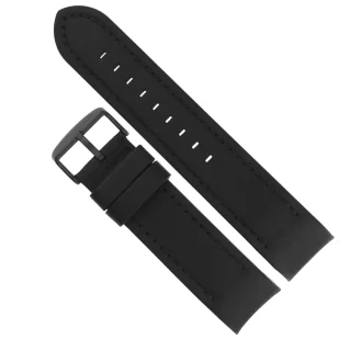 Pasek do zegarka Vostok Europe Pasek Anchar - Skóra (C553) czarny z czarną klamrą  | OFICJALNY SKLEP | RATY 0% • Zapłać później PayPo • GRATIS WYSYŁKA ZWROT DO 365DNI - Akcesoria do zegarków - miniaturka - grafika 1