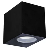 Lampy ogrodowe - Ideus Ścienna kostka GAMP 04018 ogrodowy kinkiet outdoor IP54 czarny 04018 - miniaturka - grafika 1