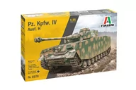 Modele do sklejania - Italeri Niemiecki czołg średni PzKpfW IV Ausf H, z metalową lufą 6578 - miniaturka - grafika 1