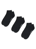 Skarpetki męskie - Sprandi Zestaw 3 par niskich skarpet męskich 0MB-003-AW23 (3-pack) Czarny - miniaturka - grafika 1