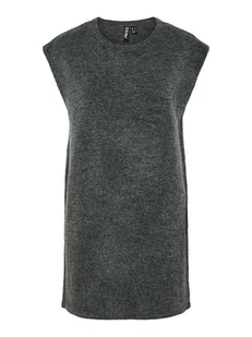 Pieces Sukienka dzianinowa "Pcjiko" w kolorze antracytowym - Sukienki - miniaturka - grafika 1