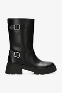 Botki damskie - Mexx botki SUMATRA RIVER damskie kolor czarny na płaskim obcasie MI001705753W-01 - miniaturka - grafika 1