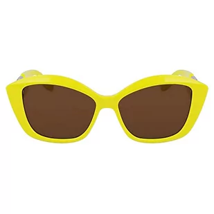 KARL LAGERFELD Okulary damskie, Żółty, 56/15/140 - Okulary przeciwsłoneczne - miniaturka - grafika 1
