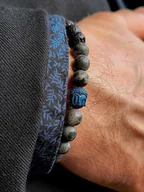 Bransolety męskie - Bransoleta Męska Budda Amulet obwód 19cm - Pakamera - miniaturka - grafika 1