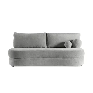 Minimalistyczna sofa ROCKET z pojemnikiem na pościel Popiel - Sofy i kanapy - miniaturka - grafika 1