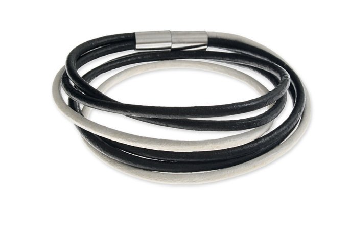 Bransoletka Skórzana Magnetyczna Damska