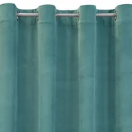 Zasłony - Zasłona gotowa 140x250 Eurofirany Milo c. turkus - miniaturka - grafika 1