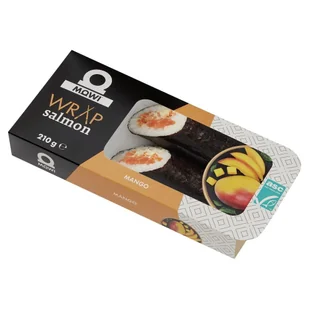 Mowi Wrap z surowym łososiem atlantyckim gotowaną marchwią i serkiem o smaku mango 210 g - Konserwy i dania rybne - miniaturka - grafika 1