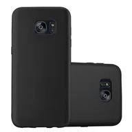 Etui i futerały do telefonów - Pokrowiec Do Samsung Galaxy S7 EDGE w METALLIC CZARNY Etui TPU Silikon Obudowa Ochronny Case Cover Cadorabo - miniaturka - grafika 1