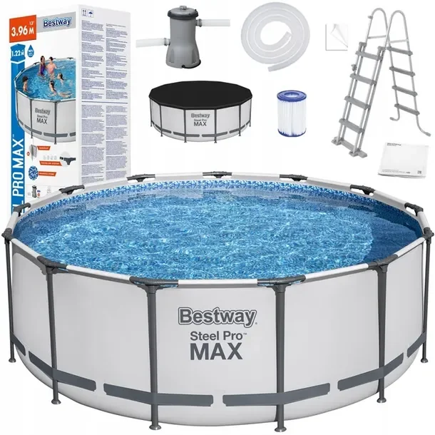 Bestway basen stelażowy 396x122cm 8w1 5618W
