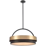 Lampy sufitowe - Coburg D60 lampa wisząca 6xE14 czarna/mosiądz P06753BR - miniaturka - grafika 1