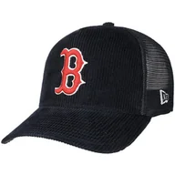 Czapki i chusty sportowe męskie - Czapka Trucker Red Sox Cord by New Era, ciemnoniebieski, One Size - miniaturka - grafika 1
