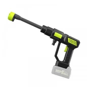 Myjki ciśnieniowe - Myjka ciśnieniowa akumulatorowa z silnikiem bezszczotkowym i pistoletem 6 w 1 – czarna – 48 V (w zestawie 1 akumulator) - miniaturka - grafika 1