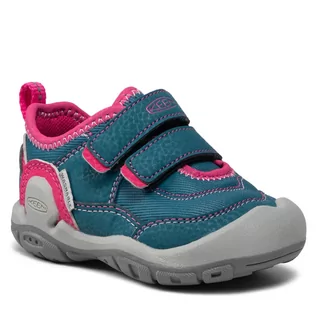 Buty dla dziewczynek - Sneakersy Keen - Knotch Hollow Ds 1025898 Blue Coral/Pink Peacock - grafika 1