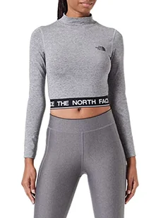 THE NORTH FACE Bluzka Nf0A5Ile TNF Medium Grey Heather L - Bluzki damskie - miniaturka - grafika 1