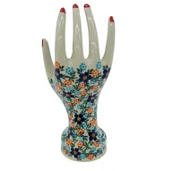 Biżuteria - akcesoria - Ceramiczny stojak na biżuterię Bolesławiec - miniaturka - grafika 1