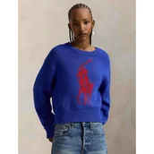 Swetry damskie - POLO RALPH LAUREN Sweter Relaxed fit - miniaturka - grafika 1