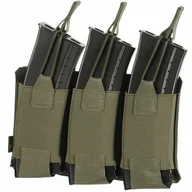 Odzież taktyczna i umundurowanie - Ładownica elastyczna M-Tac Elite Laser Cut na 3 magazynki karabinowe - Ranger Green (10145123) - miniaturka - grafika 1