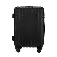 Walizki - Walizka Podróżna Twarda Średnia Stl902 Czarna 58 L - miniaturka - grafika 1