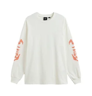 T-shirt Męski z długim rękawem VANS Raw Instinct LS Marshmallow VN000R96FS81 M - Koszulki męskie - miniaturka - grafika 1