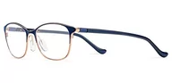 Okulary przeciwsłoneczne - Safilo Damskie okulary przeciwsłoneczne PROFILO 01, niebieskie złoto, 53, Niebieskie złoto. - miniaturka - grafika 1