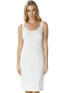 Bielizna nocna - Halka damska Amanda na szerokim ramiączku : Kolor - Biały, Rozmiar - 46 - miniaturka - grafika 1