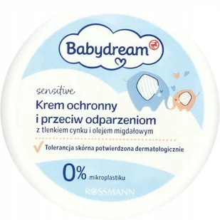 BABYDREAM Sensitive Krem na odparzenia ochronny bezzapachowy 150 ml - Kremy dla dzieci - miniaturka - grafika 1