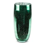 Wazony i flakony - Wazon EUROFIRANY Molly 16 x 38 cm Zielony - miniaturka - grafika 1