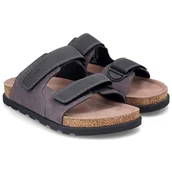 Klapki i japonki męskie - Klapki męskie Rieker 21160-45 GREY 41 - miniaturka - grafika 1