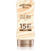 Balsamy i kremy do opalania - Hawaiian Tropic HT Silk Hydration Lotion SPF15 Krem przeciwsłoneczny 180ml Y000060710) - miniaturka - grafika 1