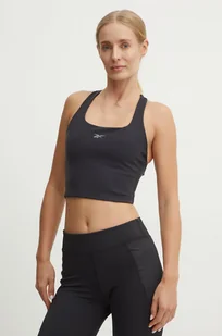 Reebok top LUX Collection damski kolor czarny 100205820 - Koszulki sportowe damskie - miniaturka - grafika 1