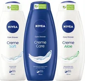 Kosmetyki do kąpieli - NIVEA żel płyn pod prysznic damski zestaw 3x750ml - miniaturka - grafika 1