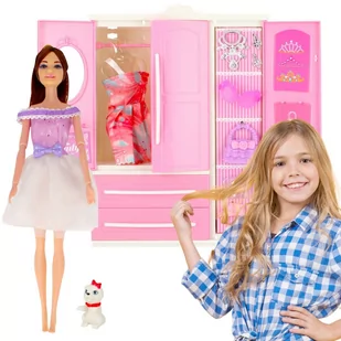 Lalka 29 cm z akcesoriami Szafa 3+ MEGA CREATIVE - Zabawki interaktywne dla dzieci - miniaturka - grafika 1