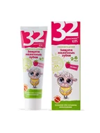 Pasty do zębów - Pasta do zębów Modum do codziennego użytku 32 Pearls Junior Raspberry 60 g (4811230019443) - miniaturka - grafika 1