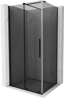 Kabiny prysznicowe - Mexen Velar kabina prysznicowa rozsuwana 140x90 cm, grafit, czarna - 871-140-090-41-70 - miniaturka - grafika 1