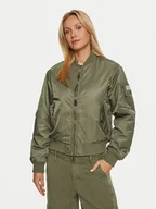 Kurtki damskie - Guess Jeans Kurtka bomber W4YL01 WG932 Khaki Regular Fit - miniaturka - grafika 1