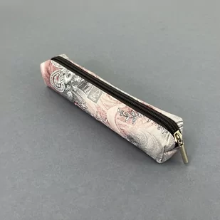 Piórnik mini prostokąt paisley szare - Bee-bee - Piórniki - miniaturka - grafika 1