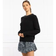 Swetry damskie - Michael Kors Sweter CHAIN | Regular Fit - miniaturka - grafika 1