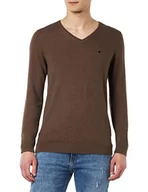 Swetry męskie - Teddy Smith Piko Recycled sweter męski, Brązowy lodowy Chiny, S - miniaturka - grafika 1