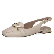 Czółenka - CAPRICE Czółenka typu sling-9-29400-42 G, biały matowy., 42 EU - miniaturka - grafika 1