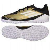 Piłka nożna - Buty adidas F50 Club Messi TF IG9330 złoty 46 - miniaturka - grafika 1