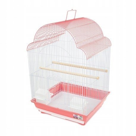 Klatka dla ptak�w, ciemnor�owa, wym. 40.6 x 36 x 58cm