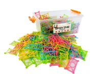 Klocki - Sprytne Klocki. Ramki Konstrukcyjne 320 Elementów Toys4Edu - miniaturka - grafika 1