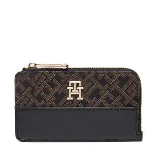 Duży Portfel Damski Tommy Hilfiger AW0AW17152 Czarny - Portfele - miniaturka - grafika 1