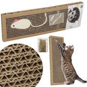 Drapaki dla kotów - Drapak dla kota poziomy 44 cm z kocimiętką - miniaturka - grafika 1